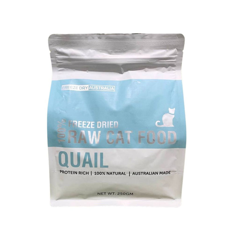 Freeze Dry Australia Cat Raw 100% Quail 250g