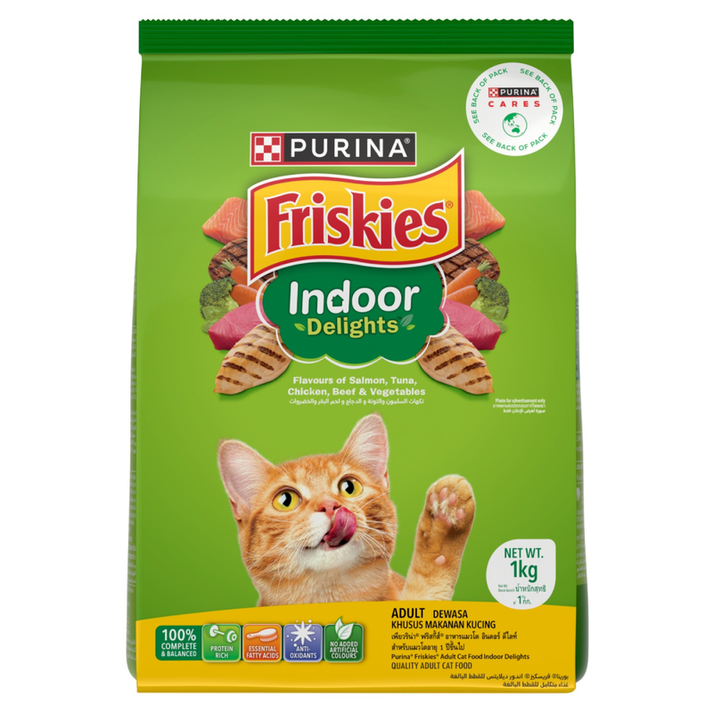 Friskies Dry Indoor Delight 1kg