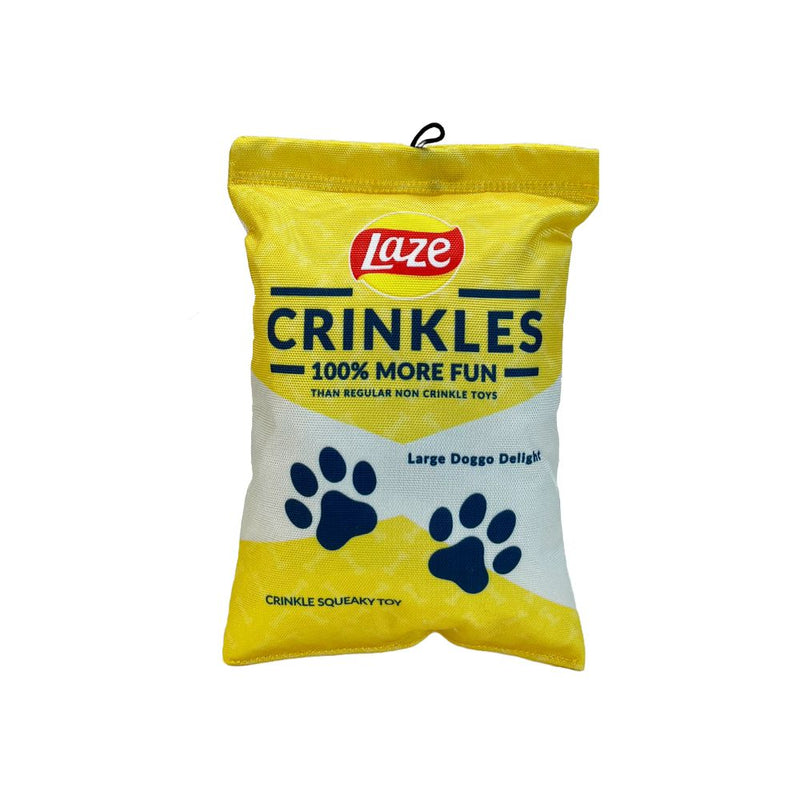 Furkin' Fresh Dog Toy Laze Crinkles L