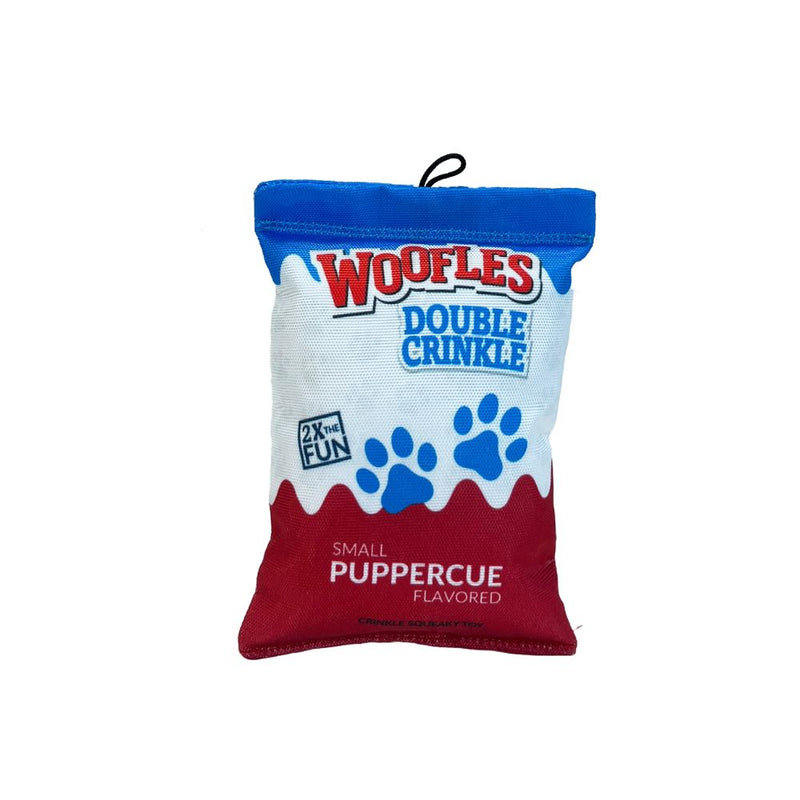 Furkin' Fresh Dog Toy Woofles Double Crinkle S