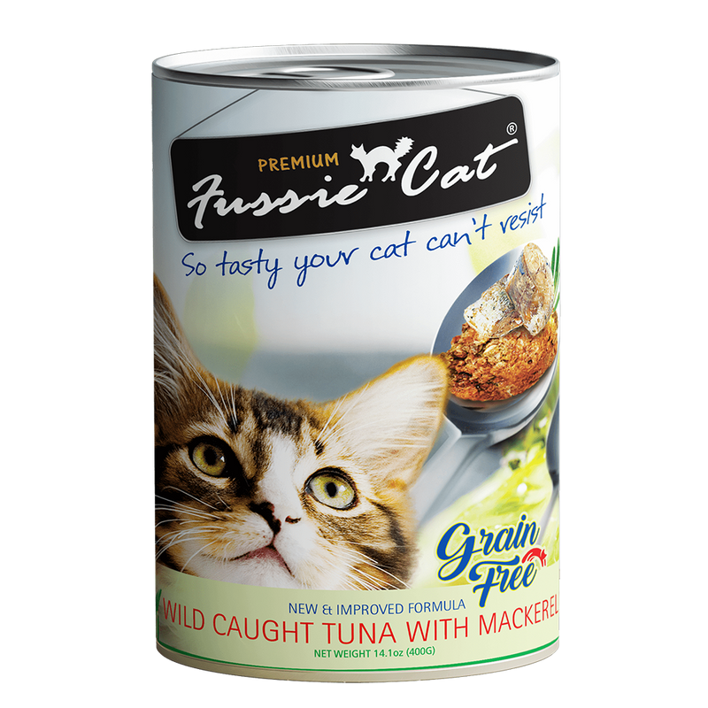 Fussie Cat Wild Caught Tuna with Mackerel 400g