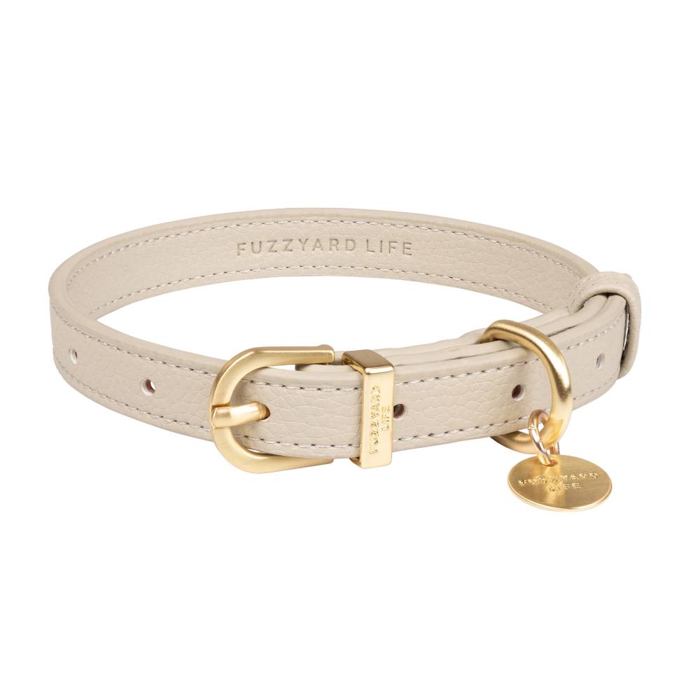 FuzzYard Dog Collar Life Atelier Sandstone S 28-40cm
