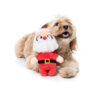 FuzzYard Big Nick Christmas dog plush toy shown in use