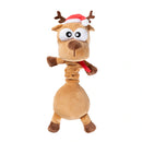 FuzzYard Domineck The Reindeer Christmas dog plush toy front view