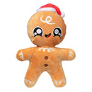 FuzzYard Doughminic L Christmas dog plush toy front view