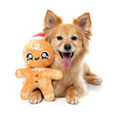 FuzzYard Doughminic L Christmas dog plush toy shown in use