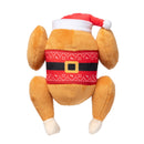 FuzzYard Fairisle Turkey S Christmas dog plush toy front view