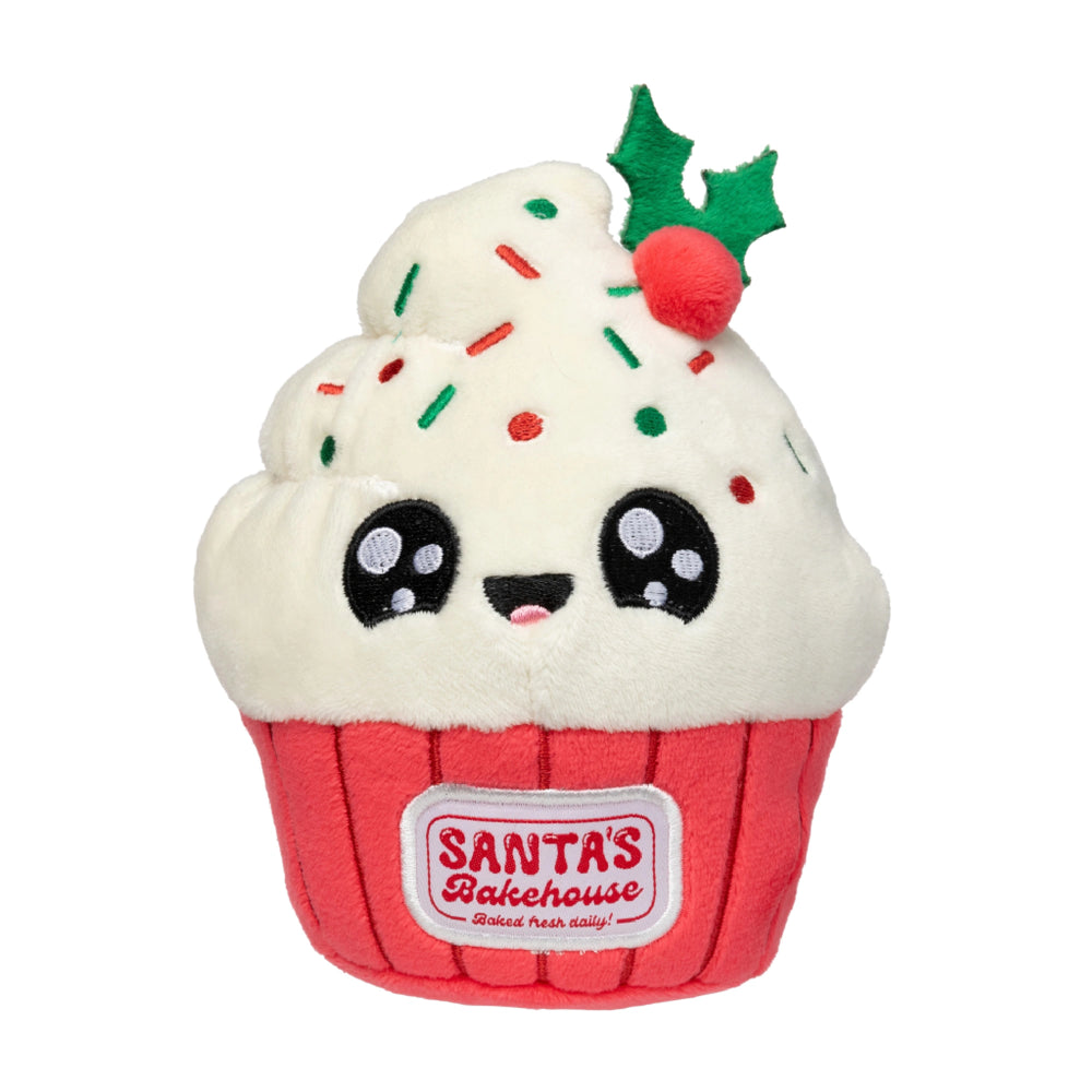 FuzzYard Frosty The Cupcake Christmas dog plush toy front view