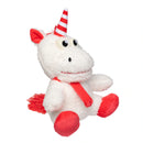 FuzzYard Peppermint Electra Christmas dog plush toy side view