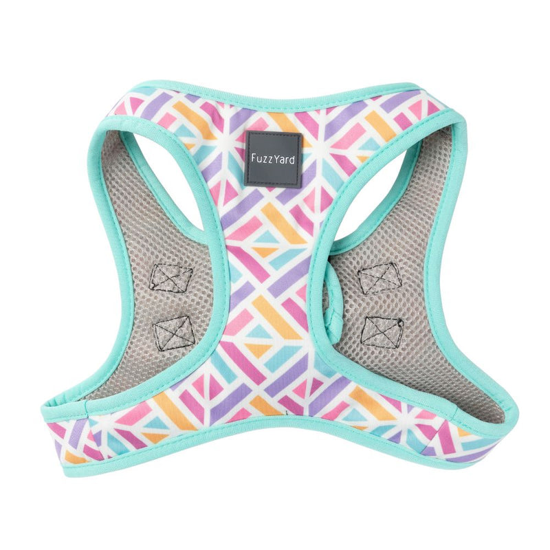 FuzzYard Dog Step In Harness Bubblegum Burst M