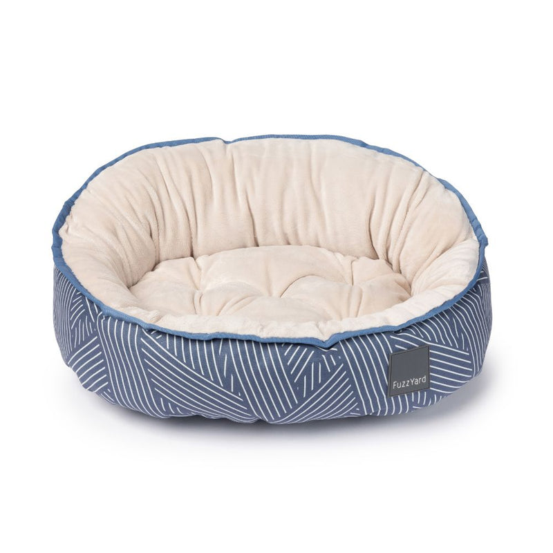 FuzzYard Reversible Bed - Thornbury Aegean Blue M 65cm x 74cm