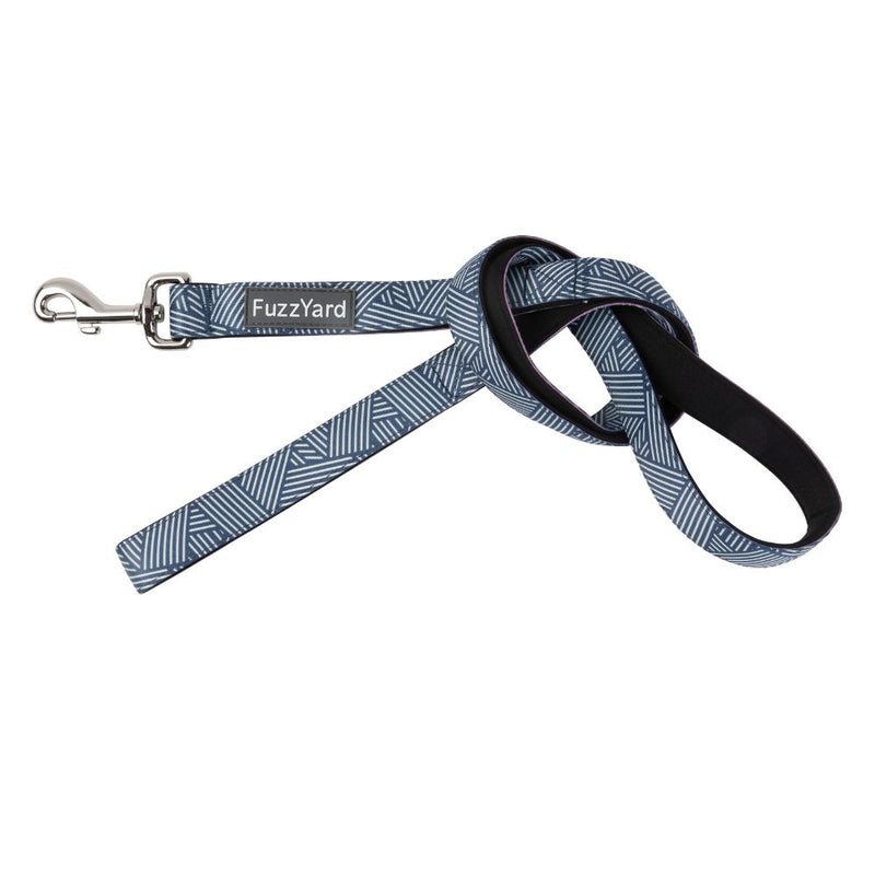 Fuzzyard Dog Lead Thornbury Aegean Blue L 2.5cm x 140cm