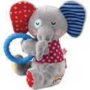 GiGwi Dog Toy Plush Friendz TPR Ring Elephant