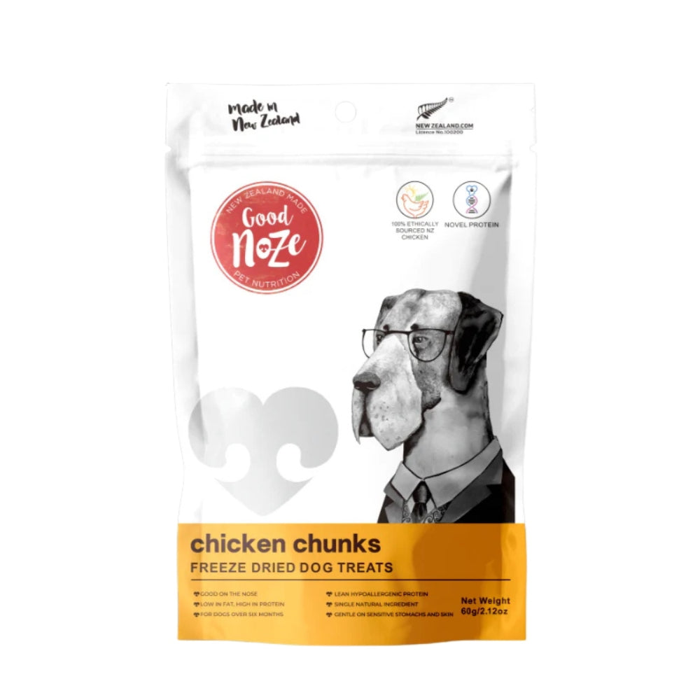Good Noze Dog Freeze Dried Treats Chicken Chunks 60g