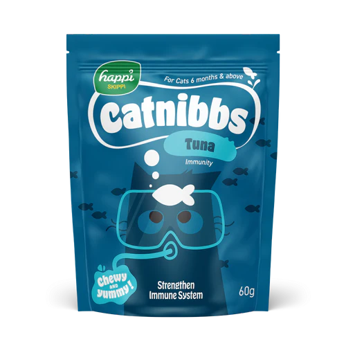 MISC FOC Happi Skippi Cat Treats Catnibbs 60g (Random Flavour)