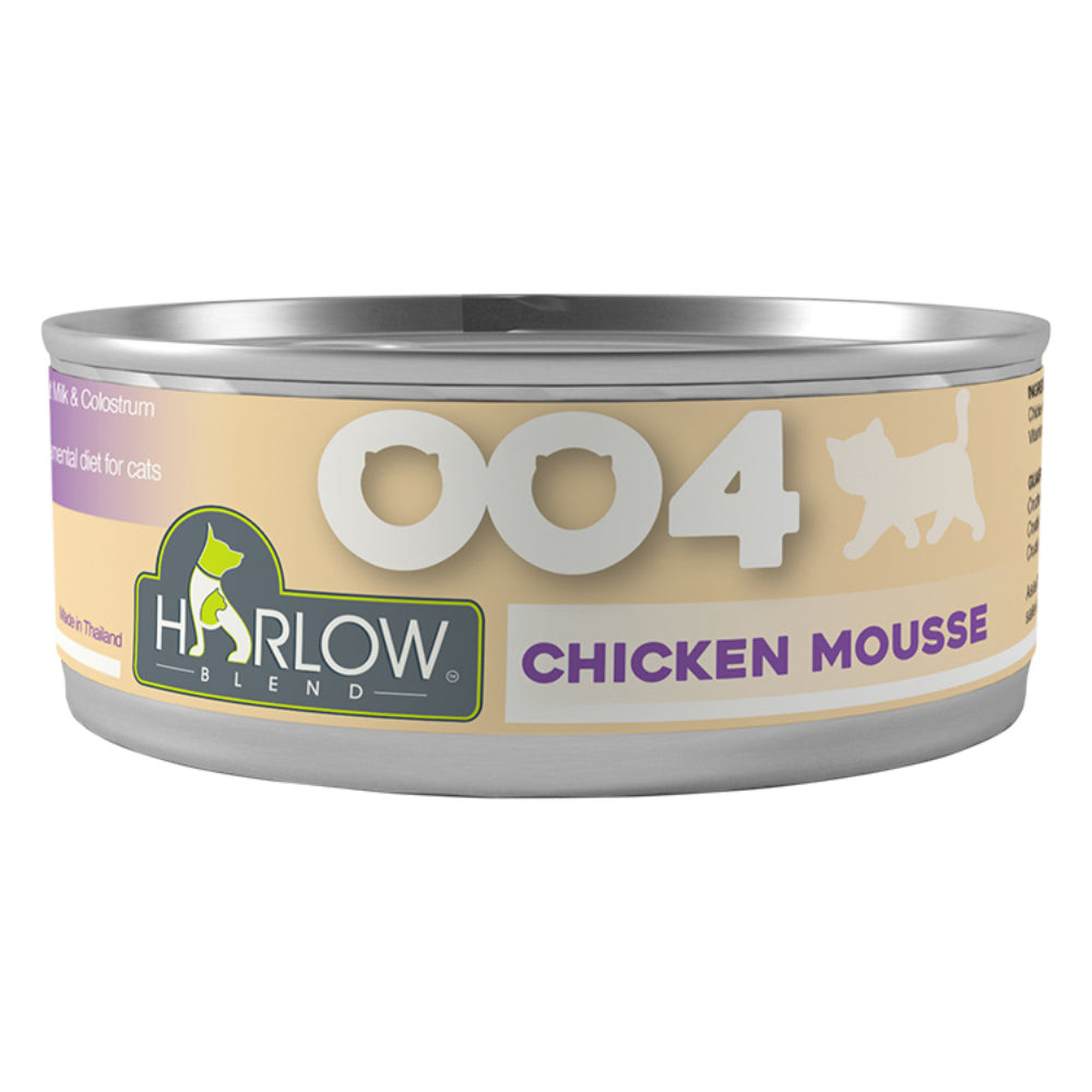Harlow Blend OO4 Chicken Mousse for Kitten Canned Cat Food 80g