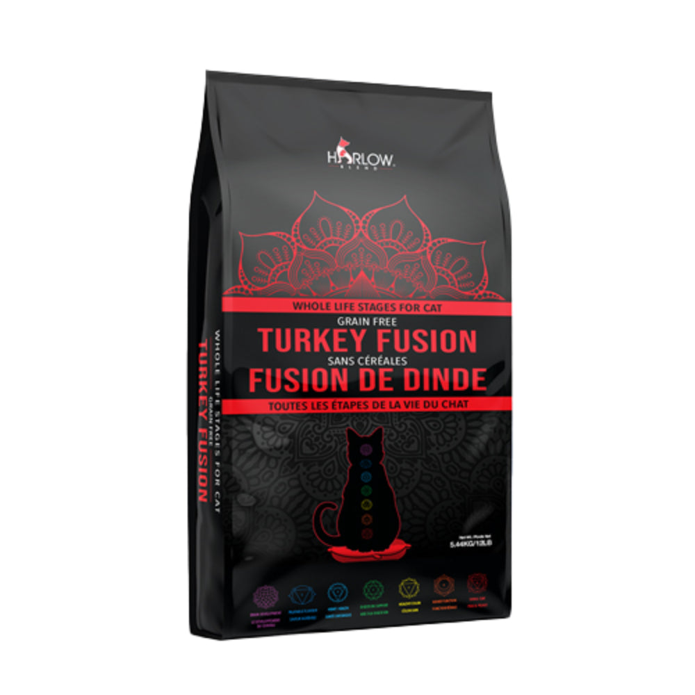 Harlow Blend Turkey Fusion Grain-Free Dry Cat Food 12lb