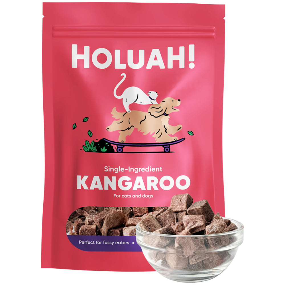 Holuah! Cats & Dogs Freeze Dried Kangaroo Treats 70g