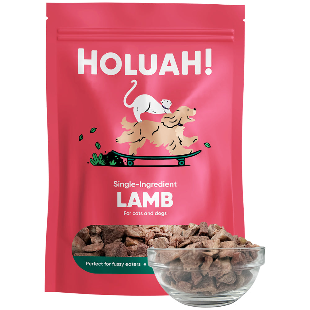 Holuah! Cats & Dogs Freeze Dried Lamb Treats 70g