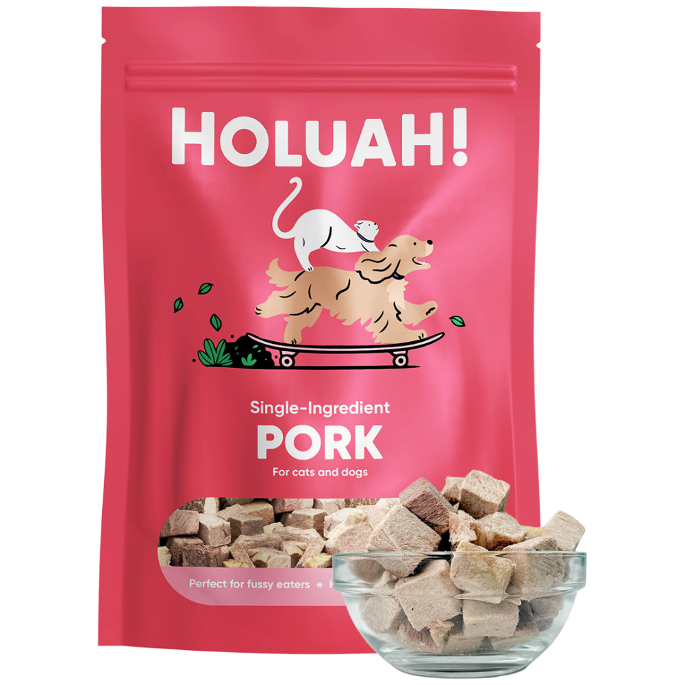 Holuah! Cats & Dogs Freeze Dried Pork Treats 70g