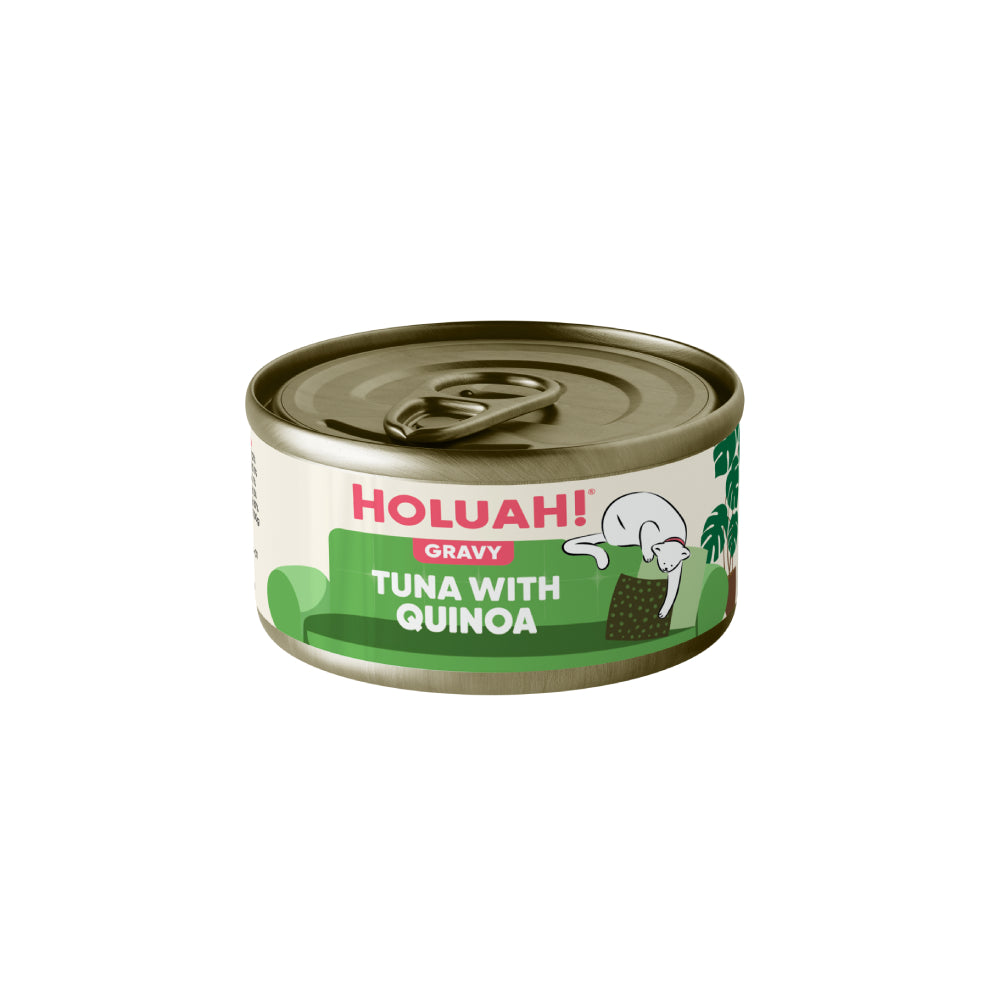 Holuah! Gravy Tuna with Quinoa Canned Cat Food 80g