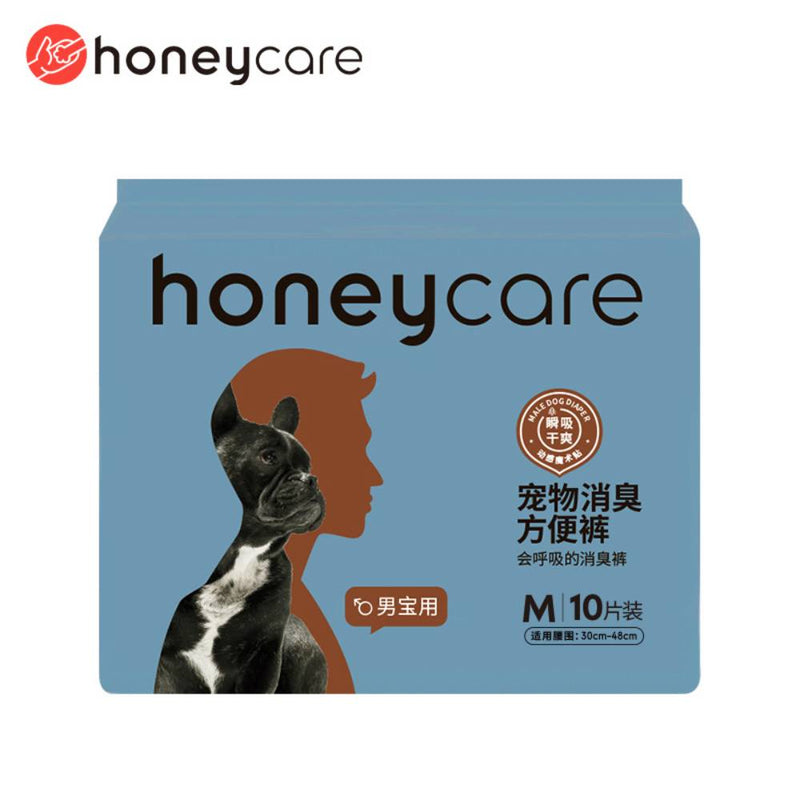 Honeycare Male Dog Diaper M 10pcs