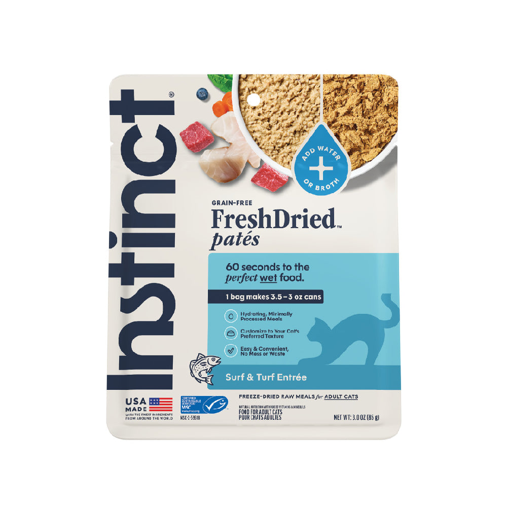 Instinct Cat FreshDried Pates Surf & Turf Entree 3oz