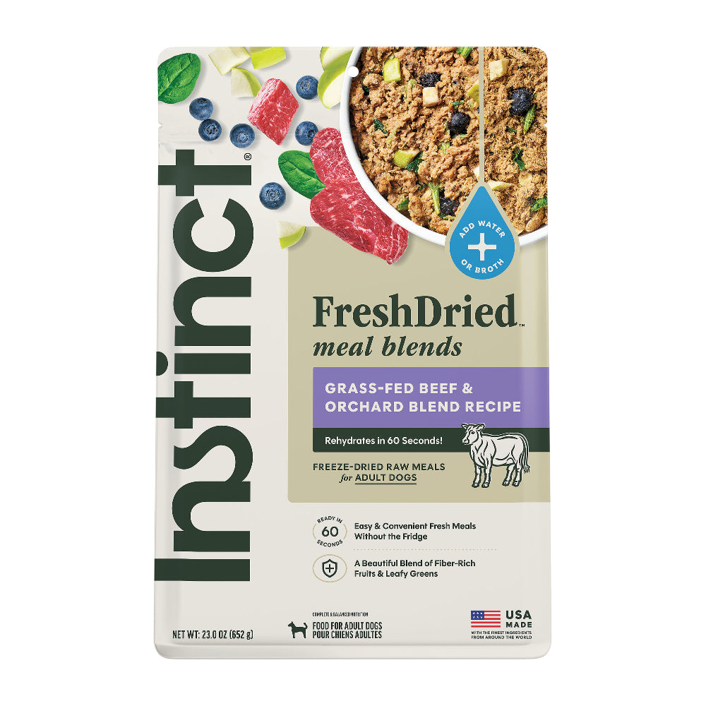 Instinct Dog FreshDried Meal Blends Beef & Orchard Blend 23oz