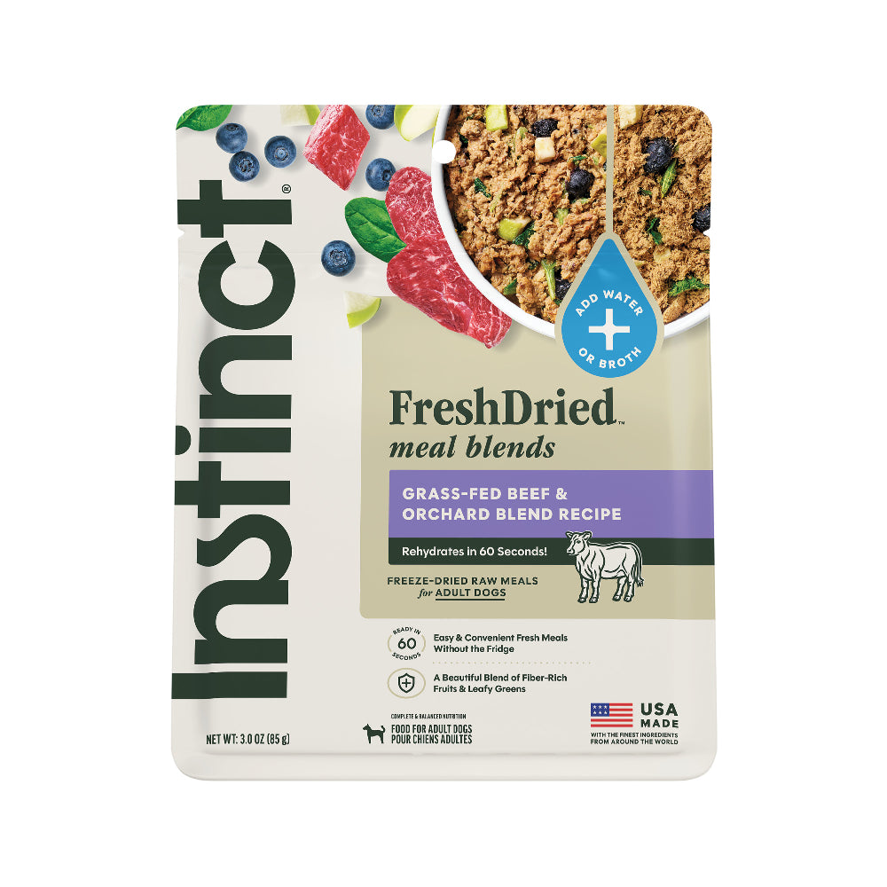 Instinct Dog FreshDried Meal Blends Beef & Orchard Blend 3oz