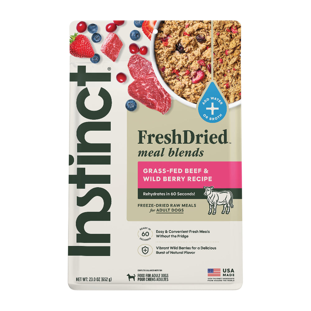 Instinct Dog FreshDried Meal Blends Beef & Wild Berries Blend 23oz