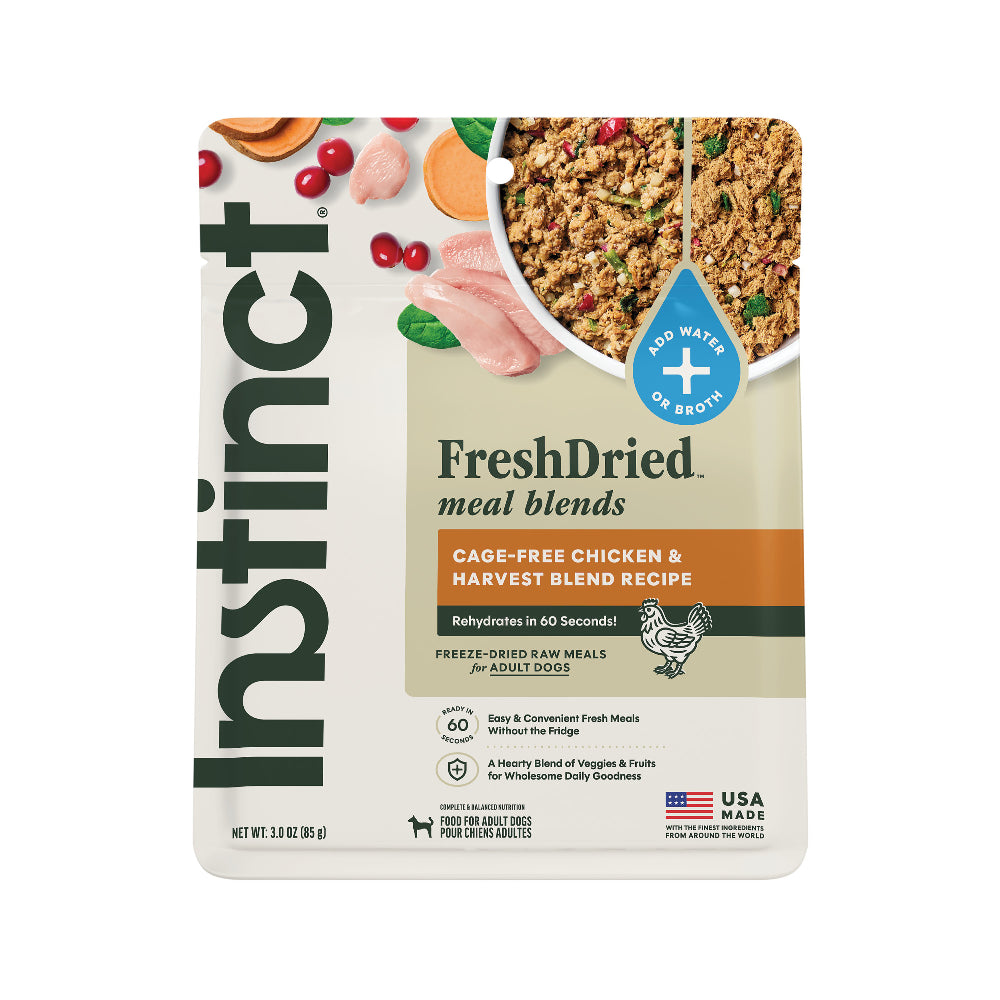 Instinct Dog FreshDried Meal Blends Chicken & Harvest Blend 3oz