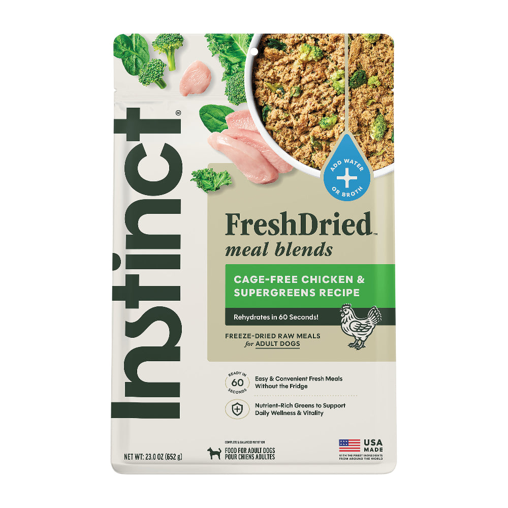 Instinct Dog FreshDried Meal Blends Chicken & SuperGreens Blend 23oz