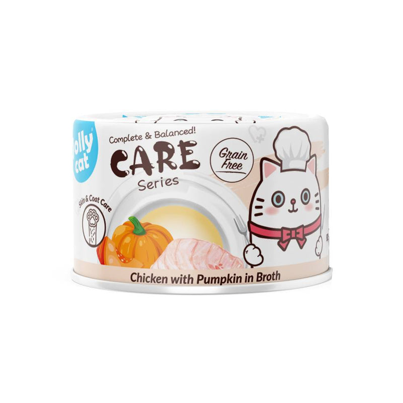 Jolly Cat Complete & Balanced Care Series Chicken with Pumpkin in Broth 80g