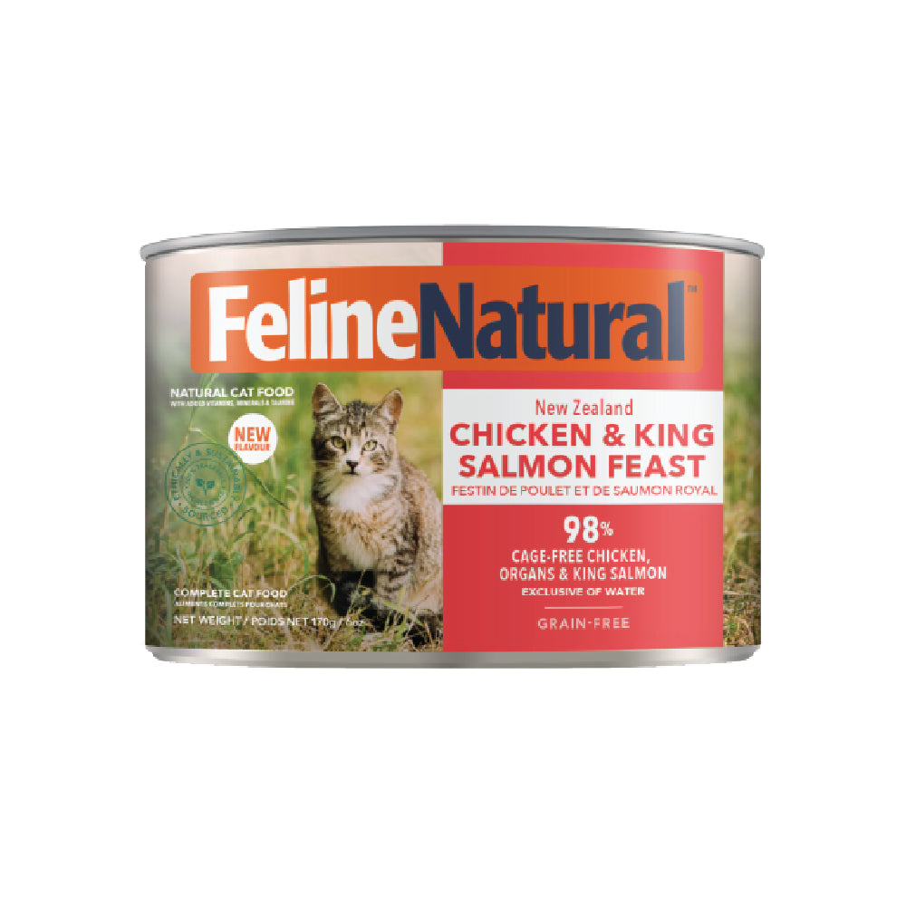 K9 Feline Natural Chicken & King Salmon Feast 170g