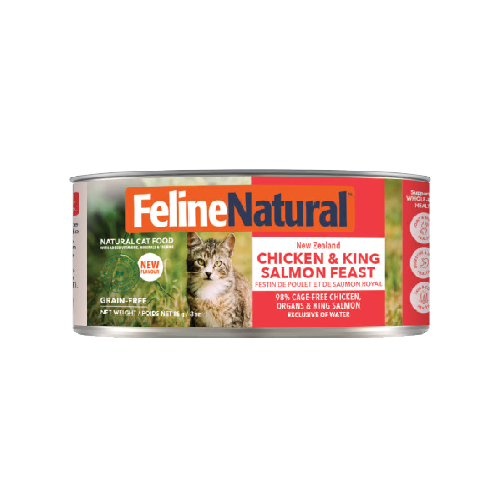 K9 Feline Natural Chicken & King Salmon Feast 85g