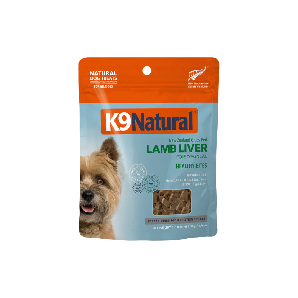 K9 Natural Freeze Dried Lamb Liver 50g