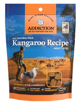 MISC FOC Addiction Dog Kangaroo Meaty Bites 113g