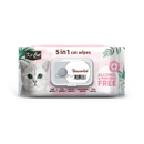 Kit Cat 5 in 1 Cat Wipes Unscented 80sheets