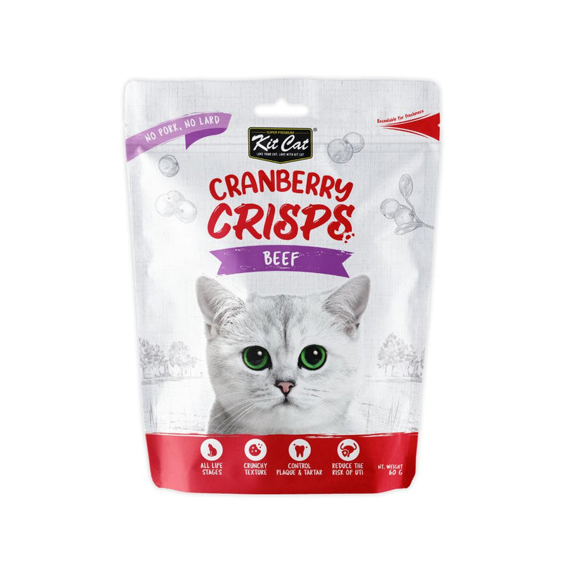 KitCat Cat Cranberry Crisps Beef 60g