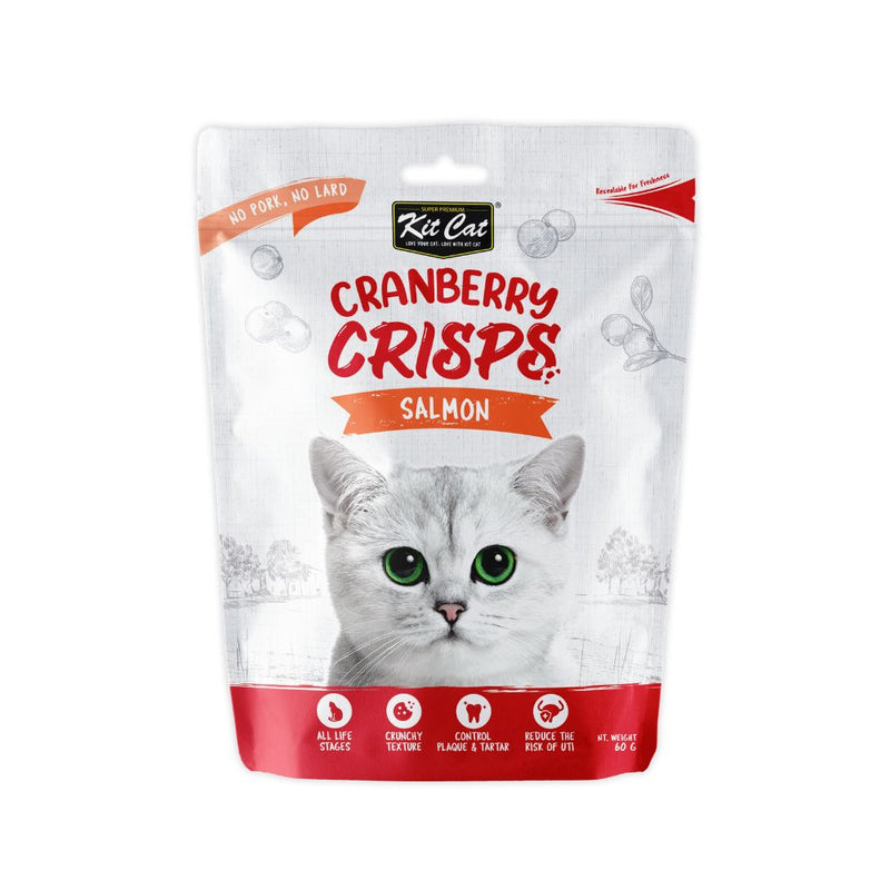 KitCat Cat Cranberry Crisps Salmon 60g