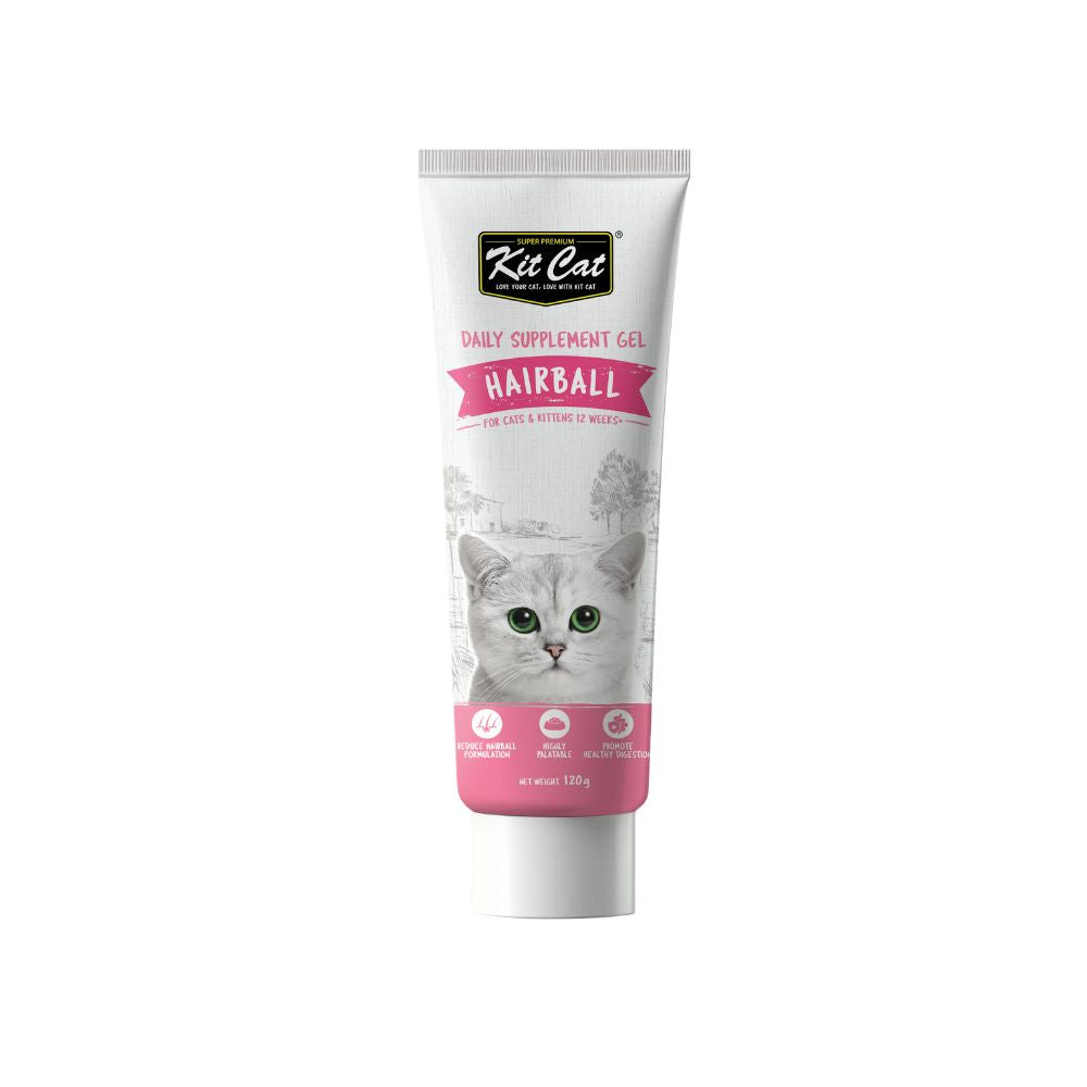 Kit Cat Hairball Supplement Gel 120g