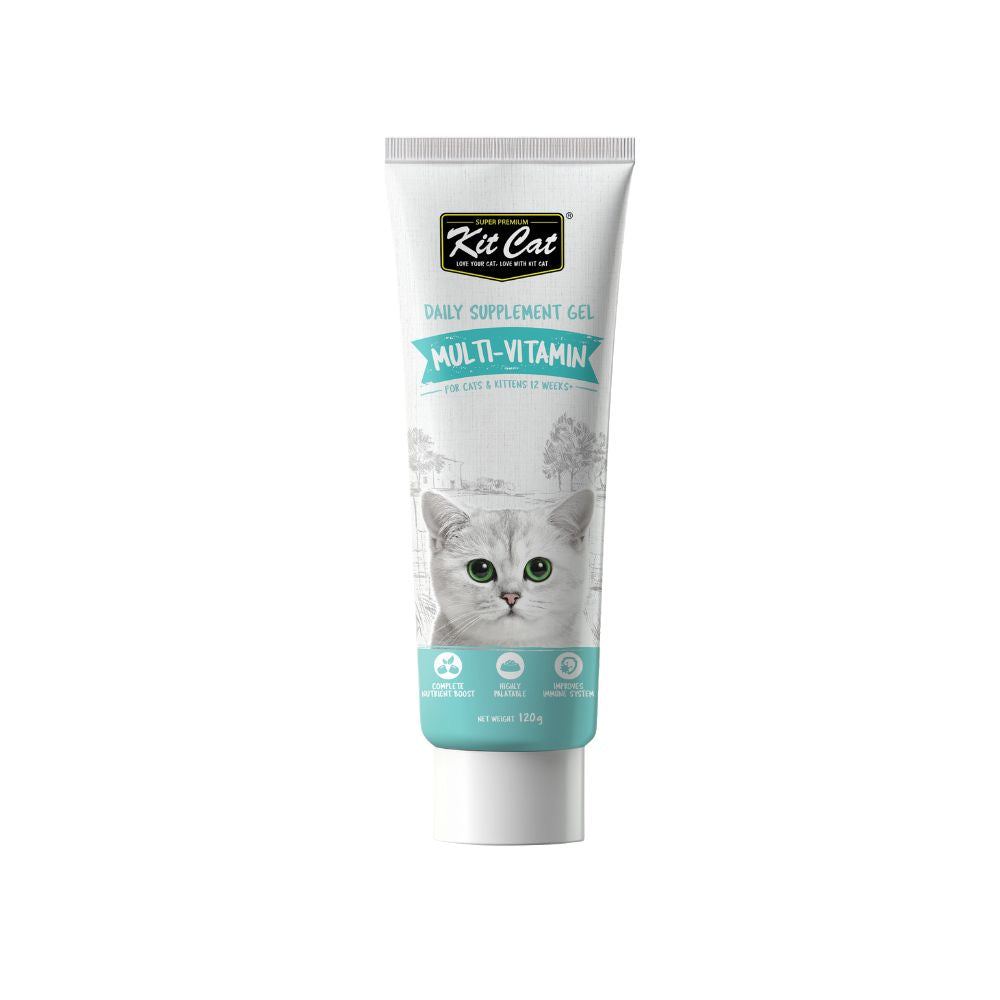 Kit Cat Multi-Vitamin Cat Supplement Gel 120g