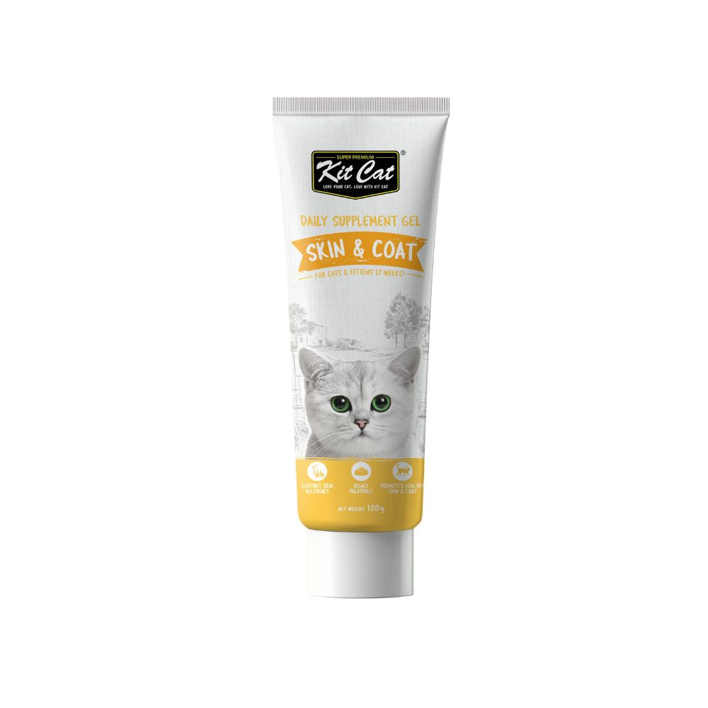 Kit Cat Skin & Coat Cat Supplement Gel 120g