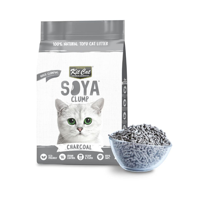 KitCat Cat Soybean Litter Soya Clump Charcoal 7L