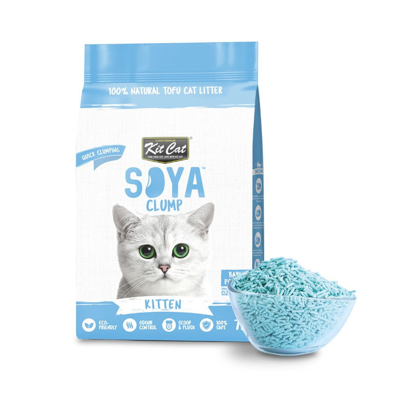 KitCat Cat Soybean Litter Soya Clump Kitten Baby Powder 7L