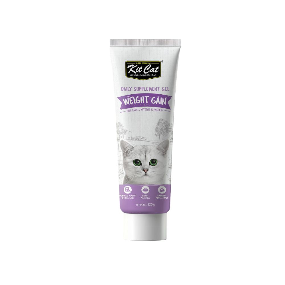 Kit Cat Weight Gain Cat Supplement Gel 120g