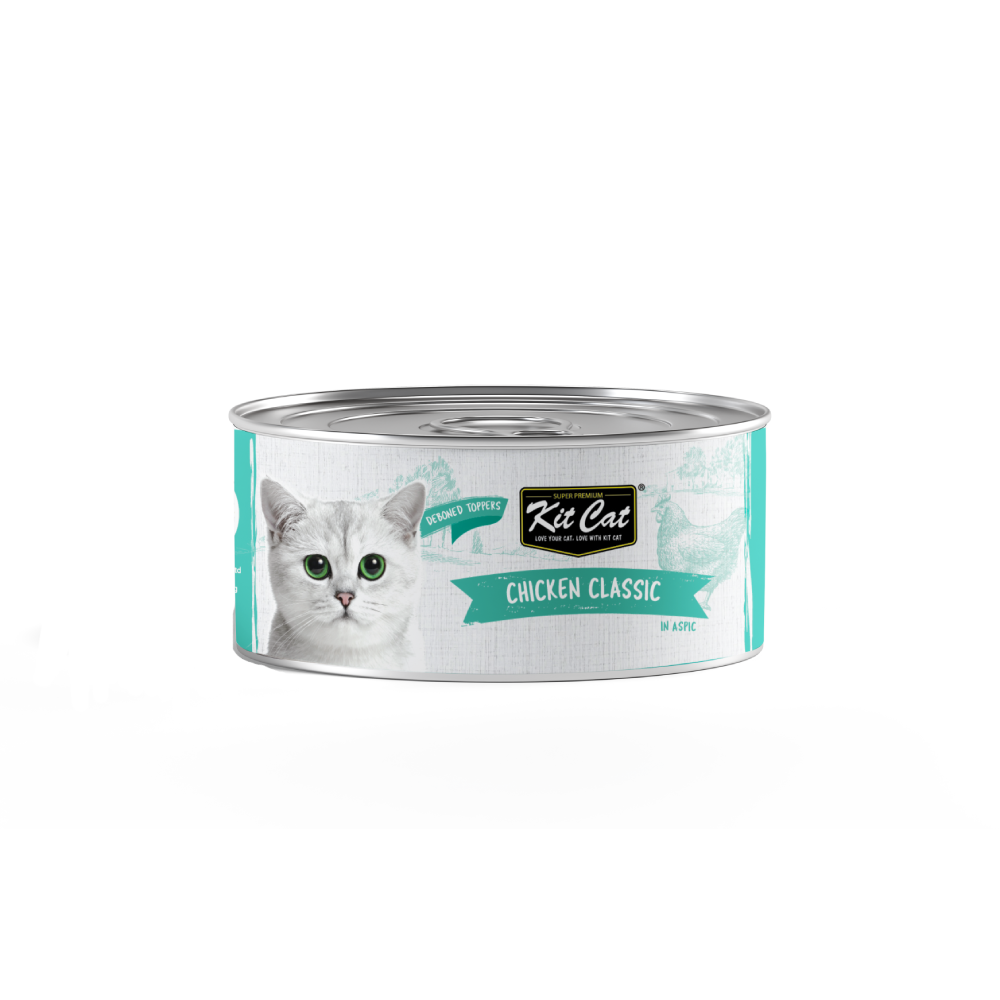 Kit Cat Country Fresh Deboned Chicken Classic Grain-Free Canned Cat Food 80g