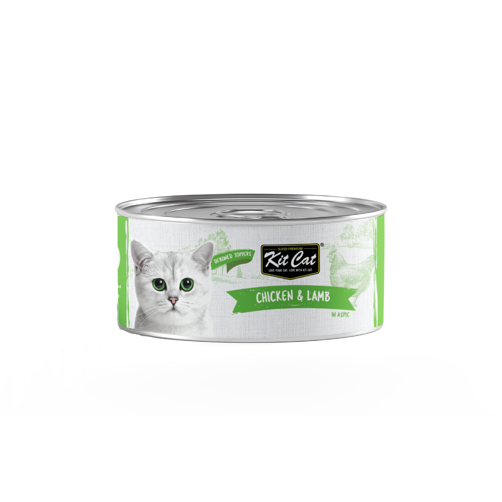 Kit Cat Country Fresh Deboned Chicken & Lamb Grain-Free Canned Cat Food 80g