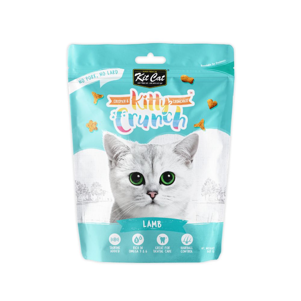 Kit Cat KittyCrunch Cat Bites Lamb Flavor 60g