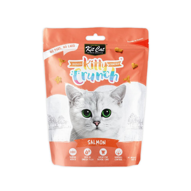 KitCat KittyCrunch Cat Bites Salmon Flavor 60g